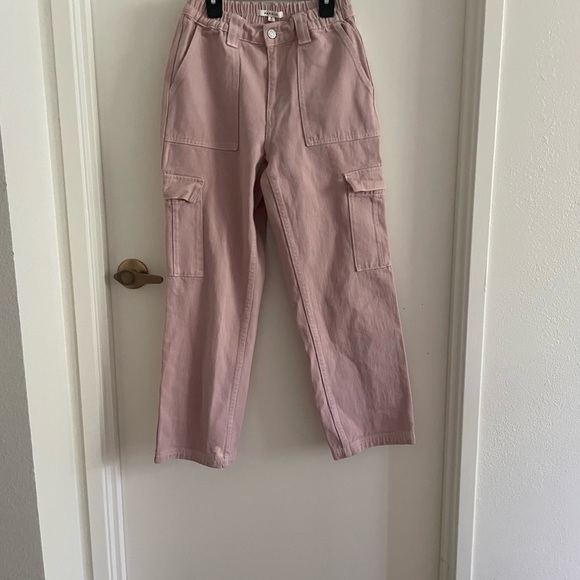 PACSUN Utility Pink Cargo Pants - Picture 2 of 5